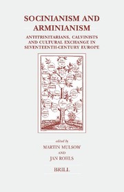 Cover of: Socinianism and Arminianism by edited by Martin Mulsow and Jan Rohls.