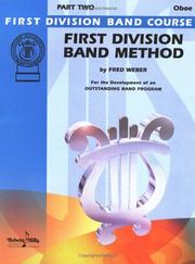 Cover of: First Division Band Method, Part 2 (Oboe) (First Division Band Course)