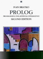 Cover of: Prolog programming for artificial intelligence