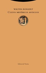 Cover of: Cultos mistéricos antiguos