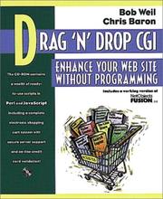 Cover of: Drag 'n' drop CGI by Weil, Bob.