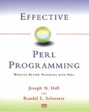 Cover of: Effective Perl programming by Joseph N. Hall