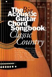 The big acoustic guitar chord songbook by VARIOUS