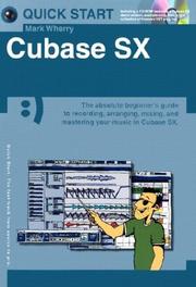 Cover of: Cubase Sx (Wizoo Quick Start) | Mark Wherry