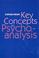 Cover of: Key concepts in psychoanalysis