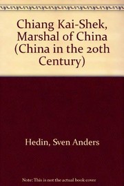 Cover of: Chiang Kai-shek, marshal of China by Sven Hedin