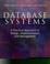 Cover of: Database Systems