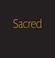 Cover of: Sacred