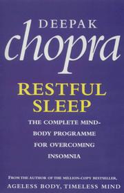 Cover of: Restful Sleep by Deepak Chopra