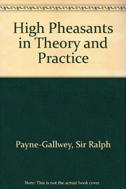 Cover of: High pheasants in theory and practice