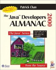 Cover of: The Java(TM) Developers Almanac 2000 (3rd Edition) | Patrick Chan