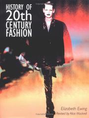 Cover of: A History of 20th Century Fashion by Elizabeth Ewing, Elizabeth Ewing