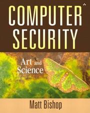 Cover of: Computer Security by Matt Bishop