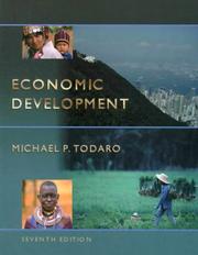 Cover of: Economic Development (7th Edition) by Michael P. Todaro
