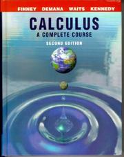 Cover of: Calculus: a complete course