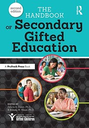 Cover of: The handbook of secondary gifted education by Felicia A. Dixon, Sidney M. Moon
