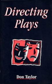Cover of: Directing plays