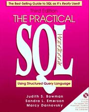 Cover of: The practical SQL handbook: using structured query language