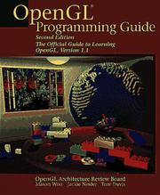 Cover of: OpenGL programming guide: the official guide to learning  OpenGL, version 1.1