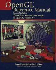 Cover of: OpenGL reference manual by OpenGL Architecture Review Board editors: Renate Kempf and Chris Frazier.