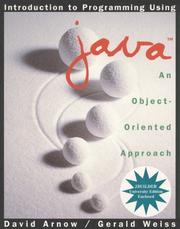 Cover of: Introduction to Programming Using Java: An Object-Oriented Approach