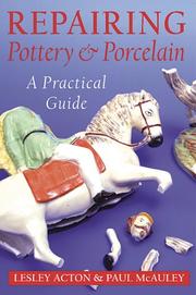 Cover of: Repairing Pottery and Porcelain (Ceramics)