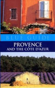 Cover of: Provence and Cote D'Azur