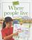 Cover of: Where People Live (Going Places)
