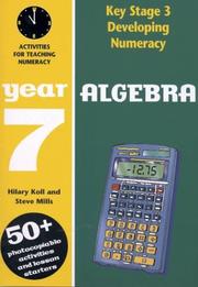 Cover of: Algebra - Year 7 (Developing Numeracy)