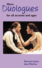 Cover of: More Duologues for All Accents and Ages by Eamonn Jones, Jean Marlow