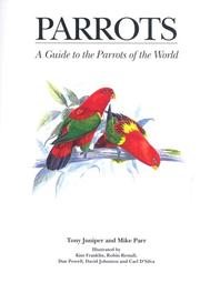 Cover of: Parrots by Tony Juniper