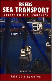 Cover of: Reeds Sea Transport: Operations and Economics