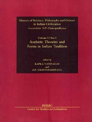 Cover of: Aesthetic theories and forms in Indian tradition