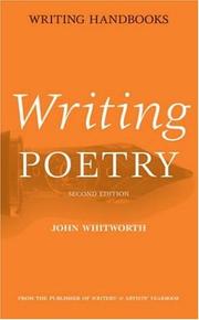 Front cover of Writing poetry by John Whitworth