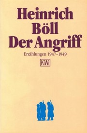 Cover of: Der Angriff: Erzählungen, 1947-1949