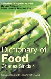 Cover of: Dictionary of Food