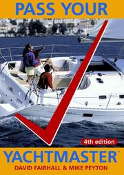 Cover of: Pass Your Yachtmaster by David Fairhall, Mike Peyton