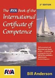 Cover of: The RYA Book of the International Certificate of Competence (Rya)