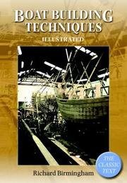 Cover of: Boatbuilding Techniques Illustrated by Richard Birmingham