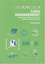 Cover of: Cash Management...On A Shoestring (Business on a Shoestring)