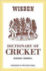 Cover of: Wisden Dictionary of Cricket