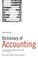 Cover of: Dictionary of Accounting