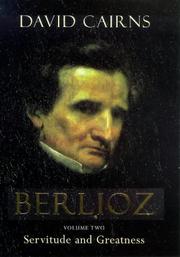 Cover of: Berlioz by David Cairns