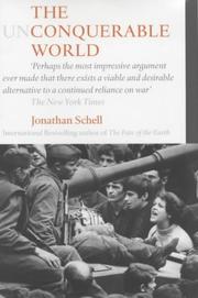 Cover of: The Unconquerable World by Jonathan Schell