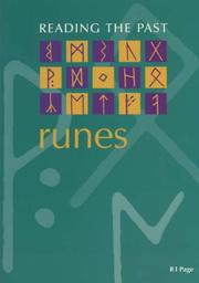 Cover of: Runes (Reading the Past) by R.I. Page