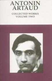 Cover of: Antonin Artaud  by Antonin Artaud, Antonin Artaud