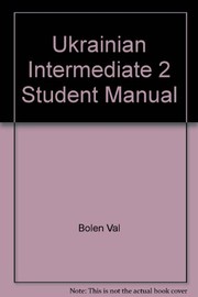 Cover of: Ukrainian Intermediate 2 Student Manual