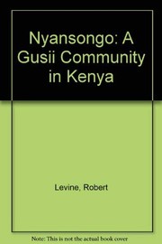 Cover of: Nyansongo, a Gusii community in Kenya