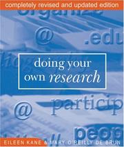 Doing your own research by Eileen Kane