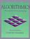 Cover of: Algorithmics